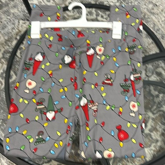 Christmas holiday gnome leggings size large - Picture 1 of 2
